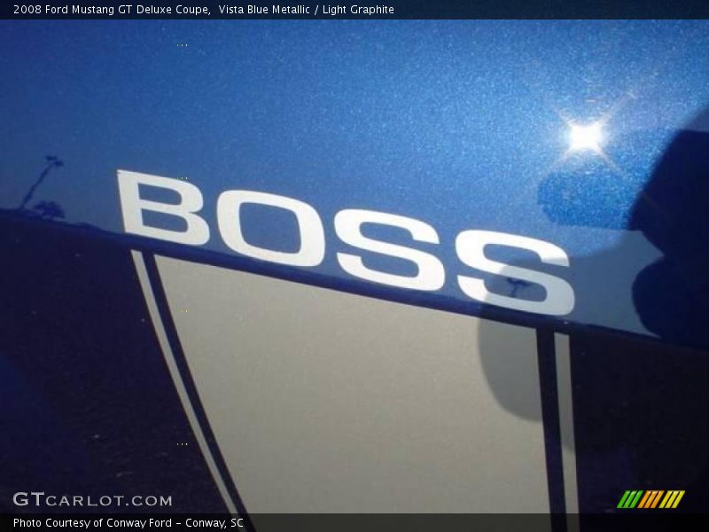 Vista Blue Metallic / Light Graphite 2008 Ford Mustang GT Deluxe Coupe