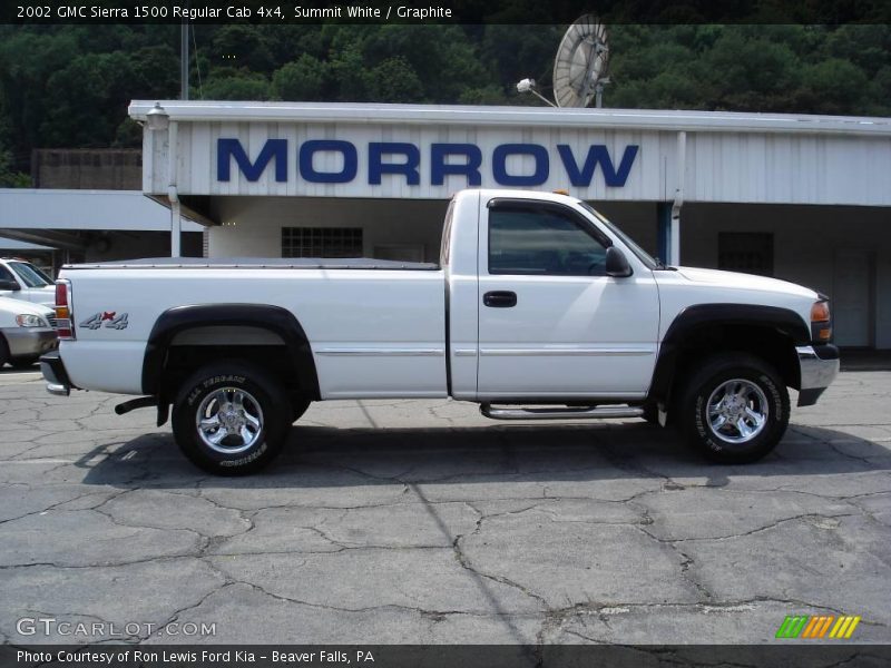 Summit White / Graphite 2002 GMC Sierra 1500 Regular Cab 4x4