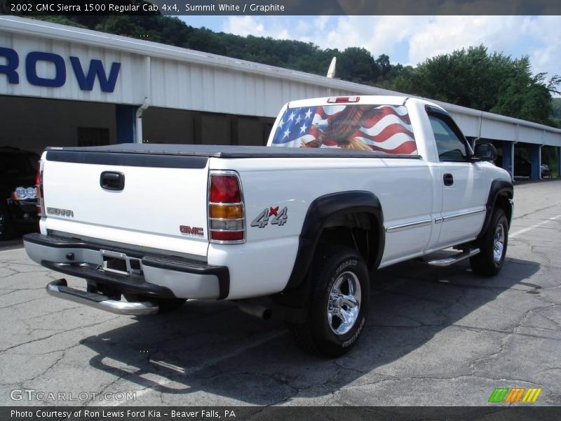 Summit White / Graphite 2002 GMC Sierra 1500 Regular Cab 4x4
