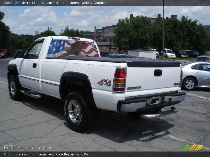 Summit White / Graphite 2002 GMC Sierra 1500 Regular Cab 4x4