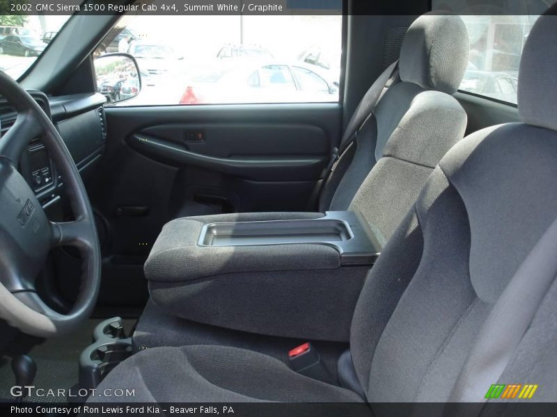 Summit White / Graphite 2002 GMC Sierra 1500 Regular Cab 4x4