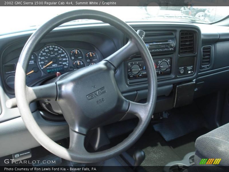 Summit White / Graphite 2002 GMC Sierra 1500 Regular Cab 4x4