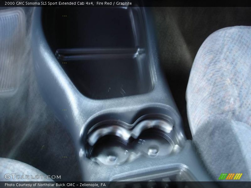 Fire Red / Graphite 2000 GMC Sonoma SLS Sport Extended Cab 4x4