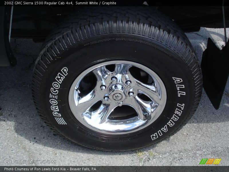 Summit White / Graphite 2002 GMC Sierra 1500 Regular Cab 4x4