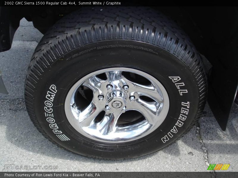Summit White / Graphite 2002 GMC Sierra 1500 Regular Cab 4x4