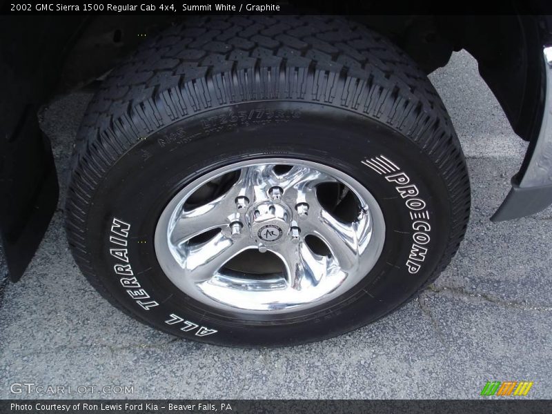 Summit White / Graphite 2002 GMC Sierra 1500 Regular Cab 4x4