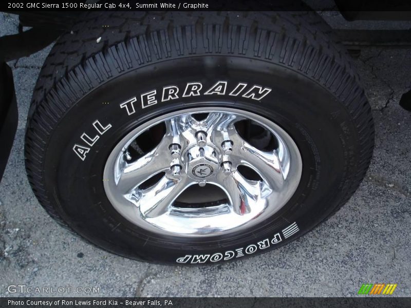 Summit White / Graphite 2002 GMC Sierra 1500 Regular Cab 4x4