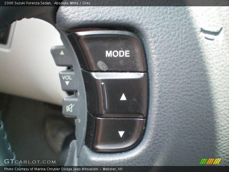 Absolute White / Grey 2006 Suzuki Forenza Sedan