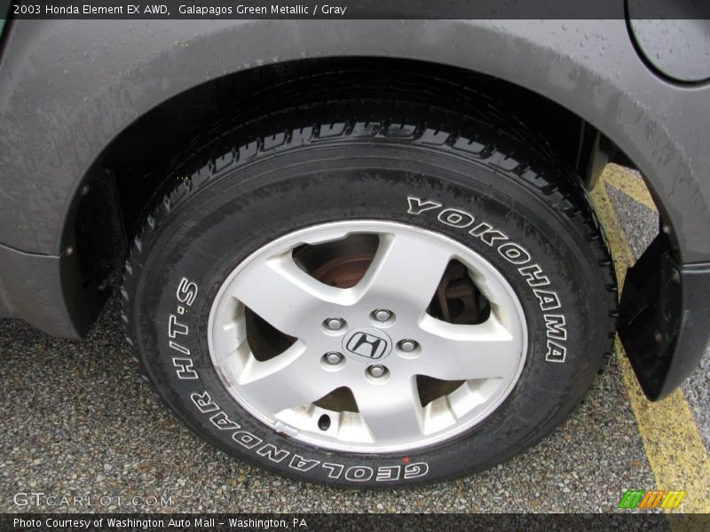 Galapagos Green Metallic / Gray 2003 Honda Element EX AWD
