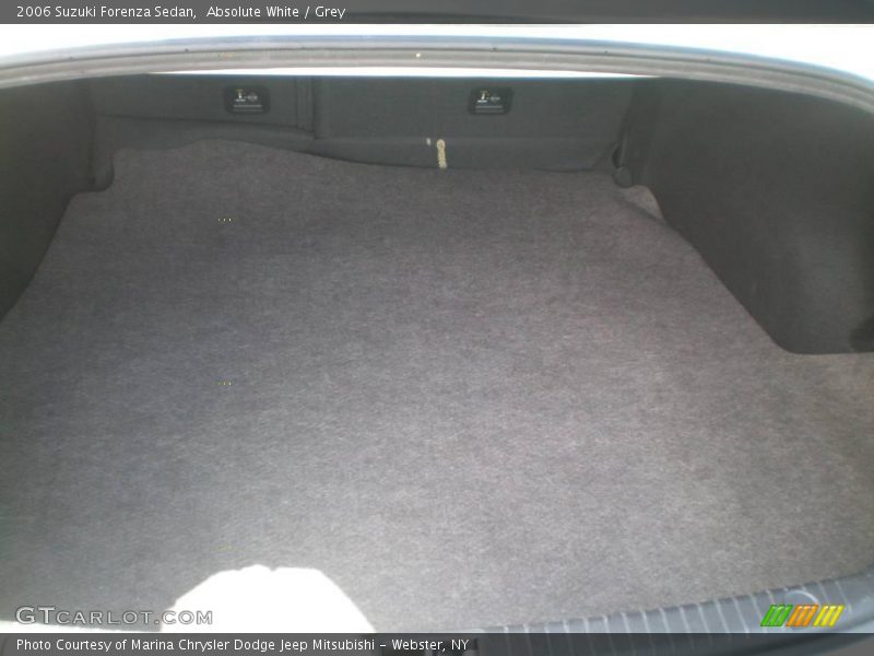 Absolute White / Grey 2006 Suzuki Forenza Sedan