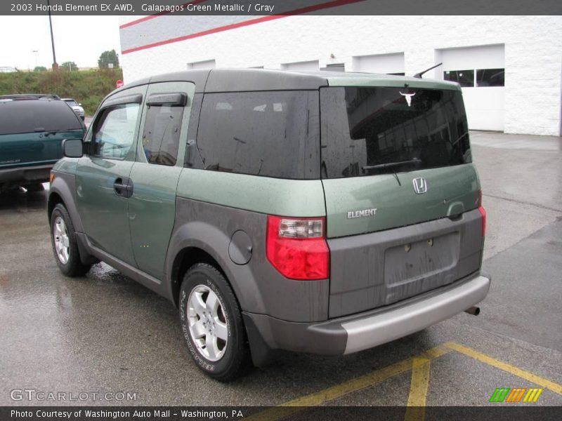 Galapagos Green Metallic / Gray 2003 Honda Element EX AWD