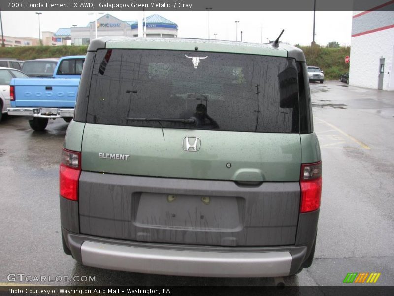 Galapagos Green Metallic / Gray 2003 Honda Element EX AWD