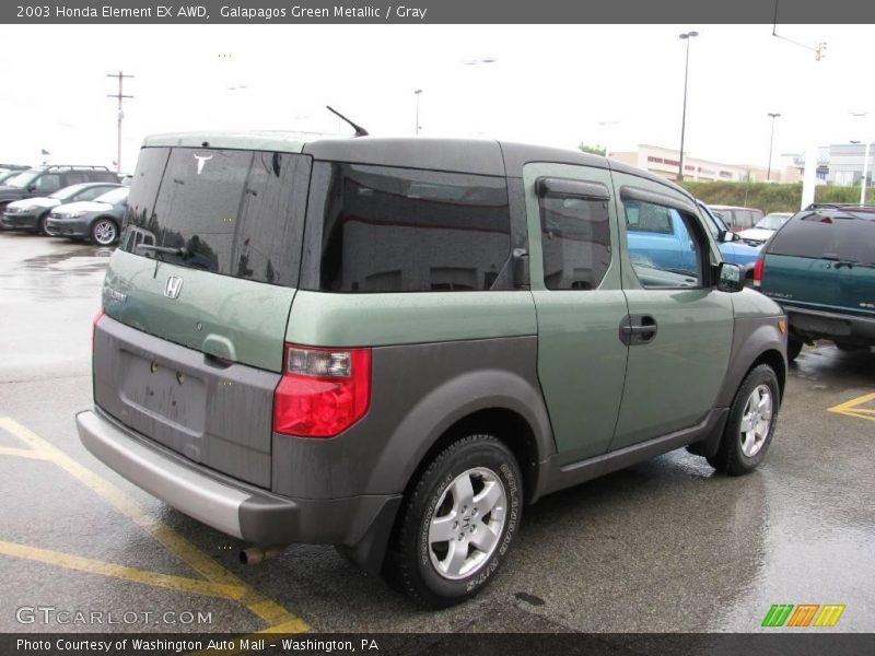 Galapagos Green Metallic / Gray 2003 Honda Element EX AWD