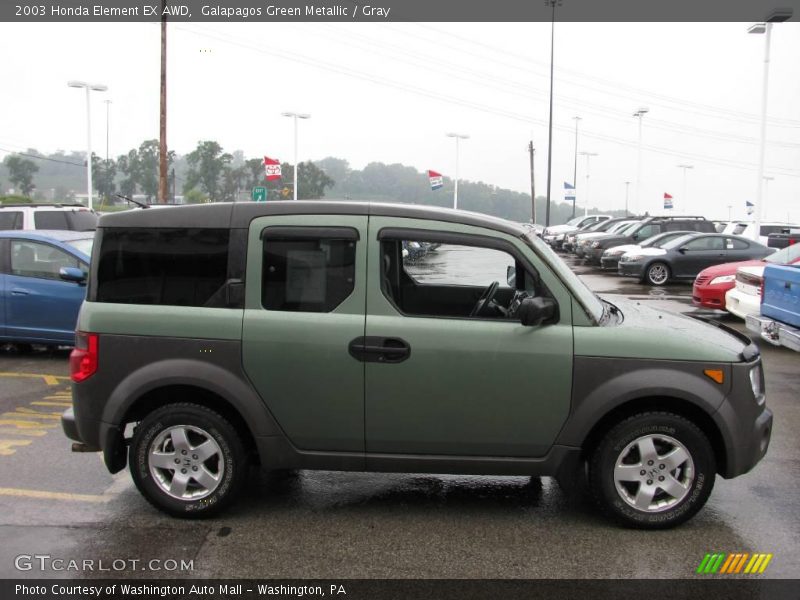 Galapagos Green Metallic / Gray 2003 Honda Element EX AWD