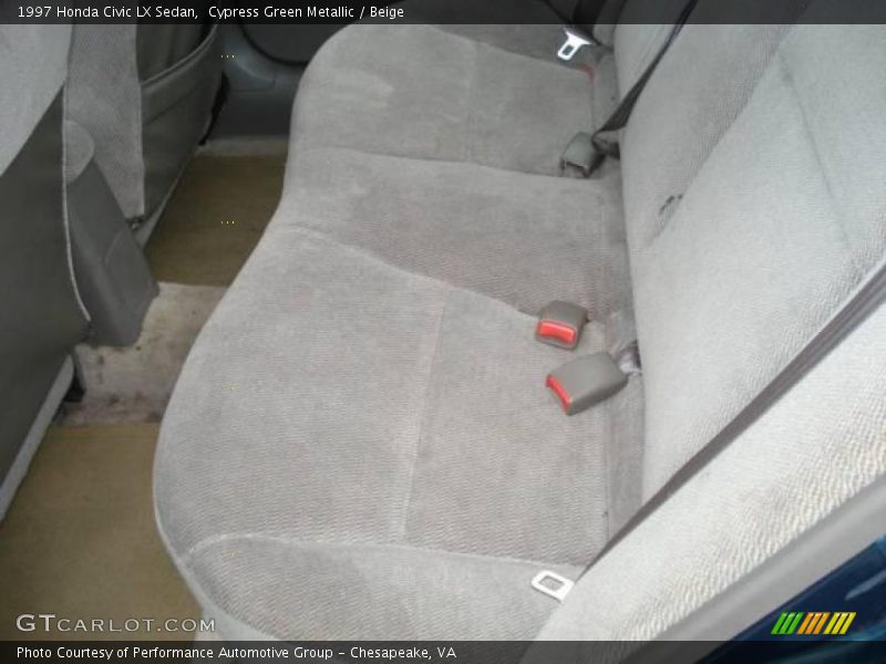 Cypress Green Metallic / Beige 1997 Honda Civic LX Sedan