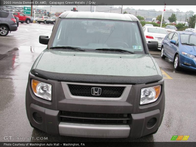 Galapagos Green Metallic / Gray 2003 Honda Element EX AWD