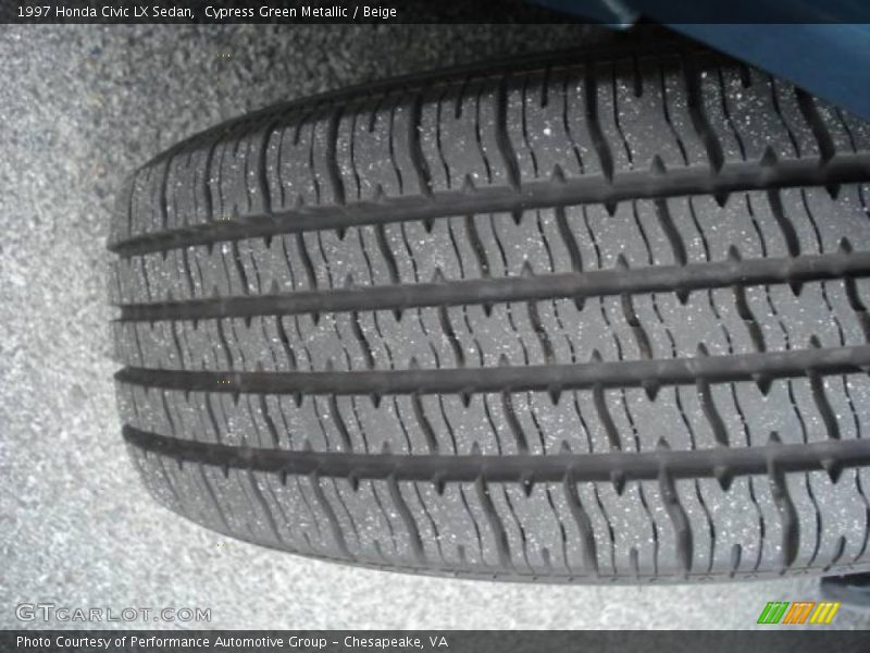 Cypress Green Metallic / Beige 1997 Honda Civic LX Sedan