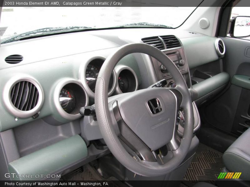 Galapagos Green Metallic / Gray 2003 Honda Element EX AWD