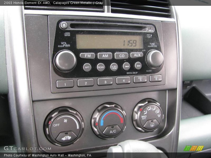 Galapagos Green Metallic / Gray 2003 Honda Element EX AWD