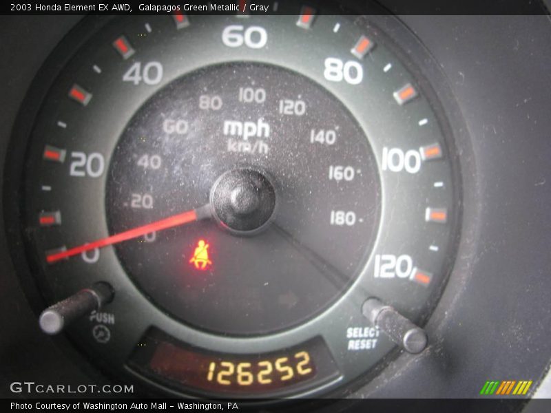 Galapagos Green Metallic / Gray 2003 Honda Element EX AWD