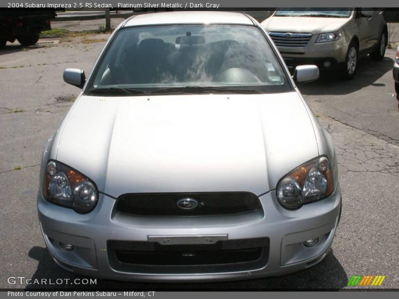 Platinum Silver Metallic / Dark Gray 2004 Subaru Impreza 2.5 RS Sedan