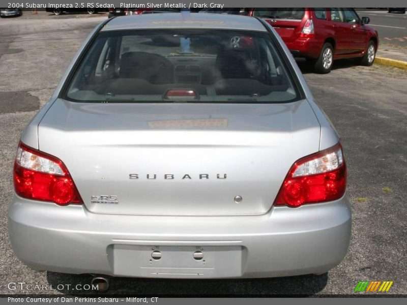 Platinum Silver Metallic / Dark Gray 2004 Subaru Impreza 2.5 RS Sedan