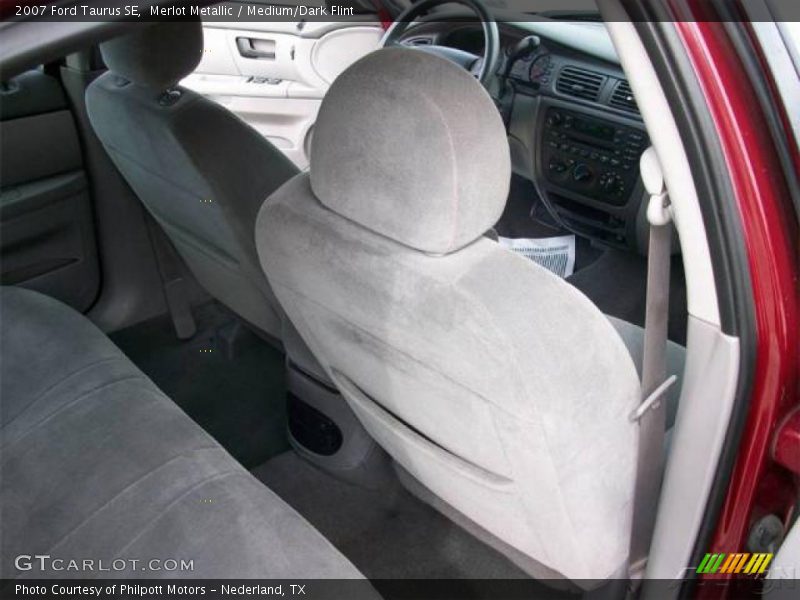 Merlot Metallic / Medium/Dark Flint 2007 Ford Taurus SE