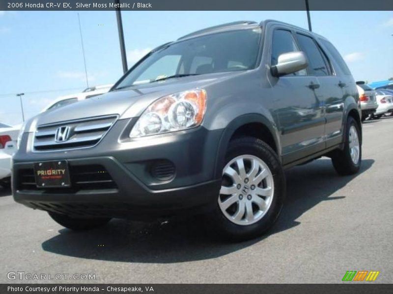 Silver Moss Metallic / Black 2006 Honda CR-V EX