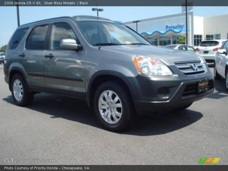 Silver Moss Metallic / Black 2006 Honda CR-V EX