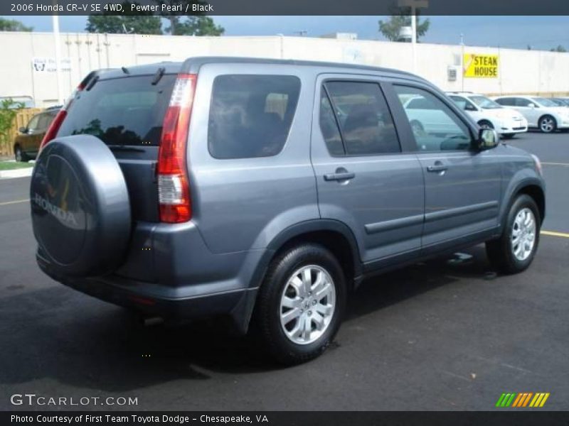 Pewter Pearl / Black 2006 Honda CR-V SE 4WD