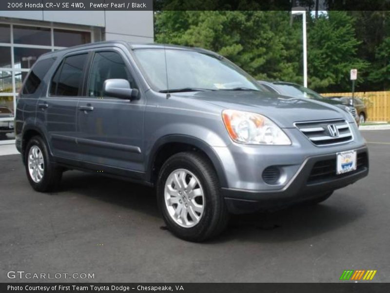 Pewter Pearl / Black 2006 Honda CR-V SE 4WD