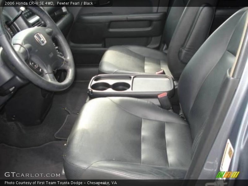 Pewter Pearl / Black 2006 Honda CR-V SE 4WD