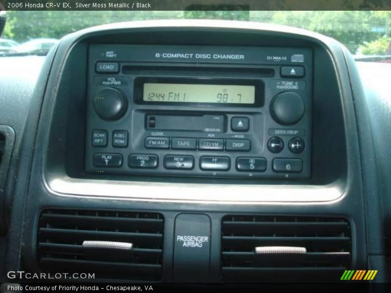 Silver Moss Metallic / Black 2006 Honda CR-V EX