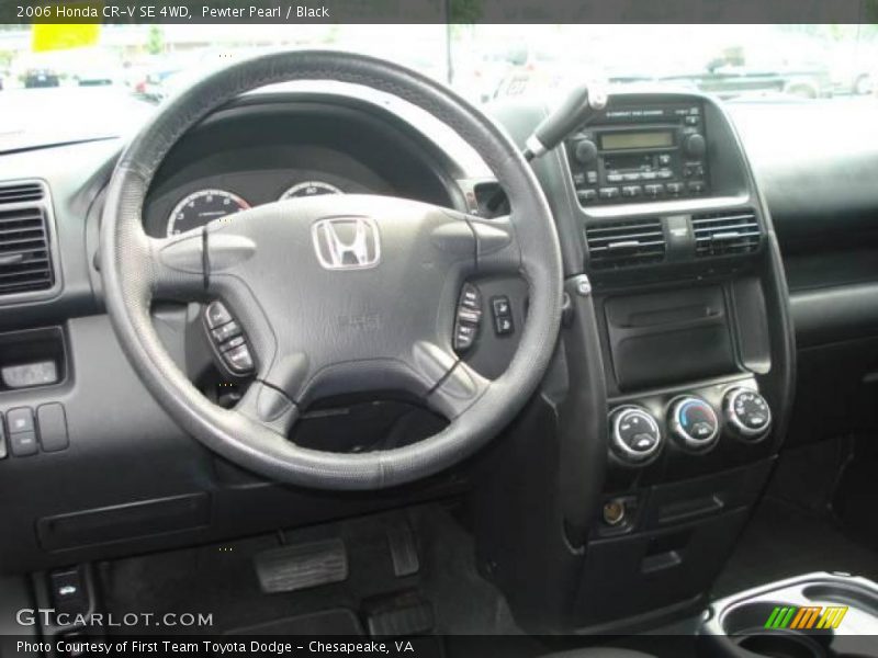 Pewter Pearl / Black 2006 Honda CR-V SE 4WD