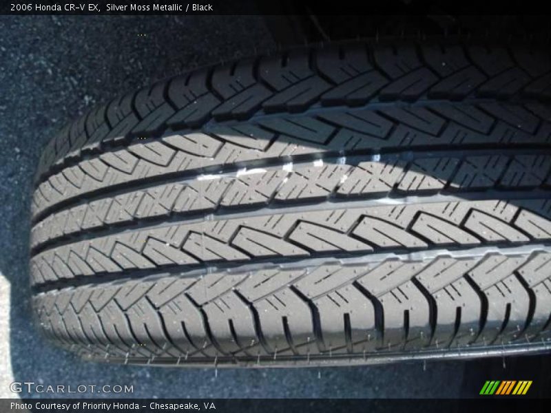 Silver Moss Metallic / Black 2006 Honda CR-V EX