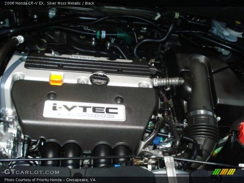 Silver Moss Metallic / Black 2006 Honda CR-V EX