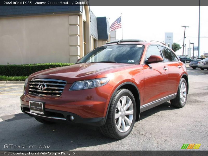 Autumn Copper Metallic / Graphite 2006 Infiniti FX 35