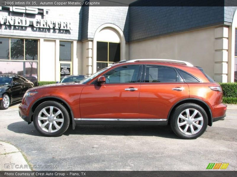 Autumn Copper Metallic / Graphite 2006 Infiniti FX 35