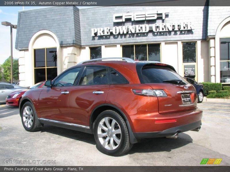 Autumn Copper Metallic / Graphite 2006 Infiniti FX 35