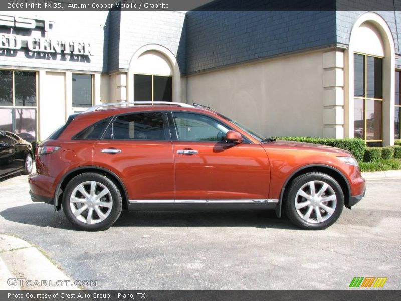 Autumn Copper Metallic / Graphite 2006 Infiniti FX 35