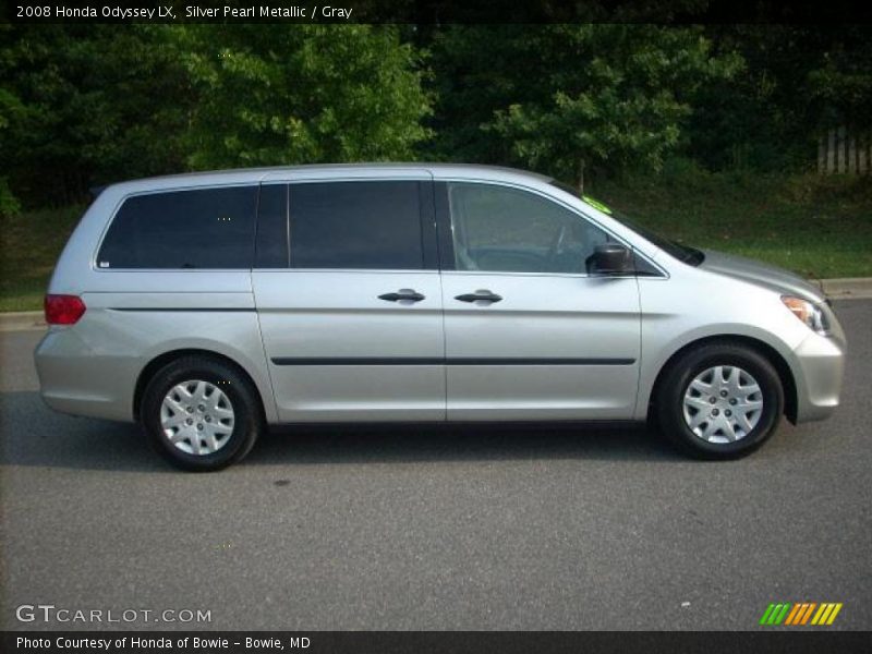 Silver Pearl Metallic / Gray 2008 Honda Odyssey LX