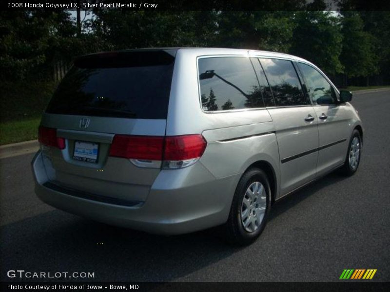 Silver Pearl Metallic / Gray 2008 Honda Odyssey LX
