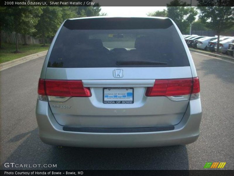 Silver Pearl Metallic / Gray 2008 Honda Odyssey LX