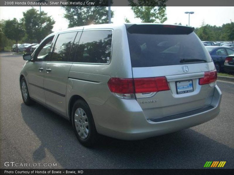 Silver Pearl Metallic / Gray 2008 Honda Odyssey LX