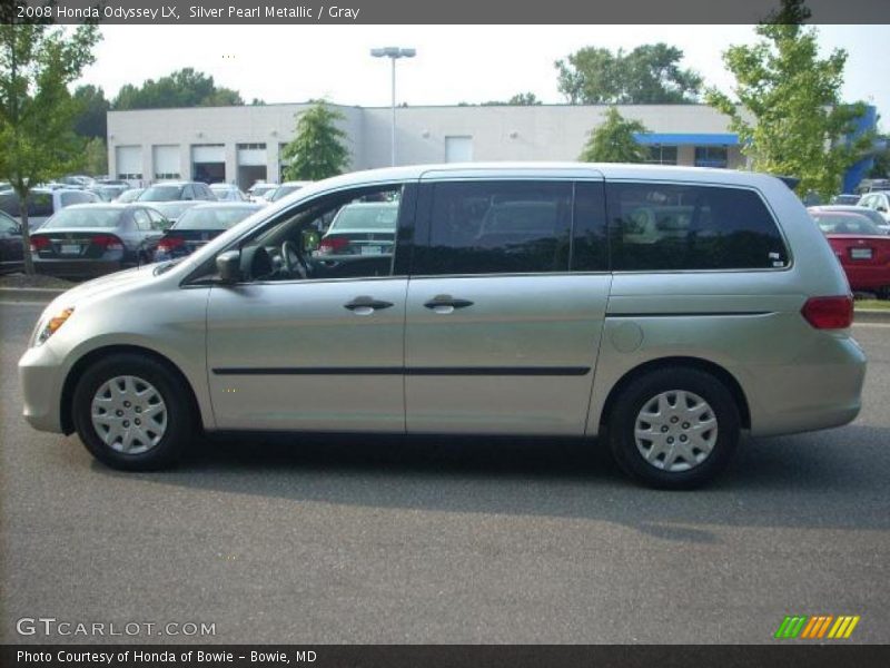 Silver Pearl Metallic / Gray 2008 Honda Odyssey LX