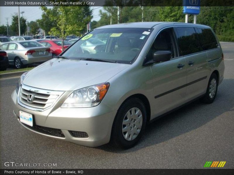 Silver Pearl Metallic / Gray 2008 Honda Odyssey LX