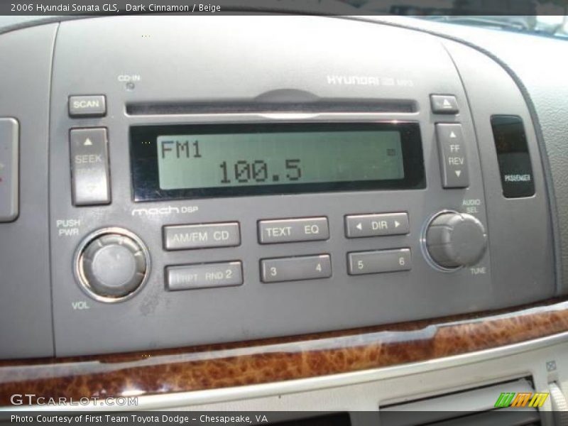 Dark Cinnamon / Beige 2006 Hyundai Sonata GLS