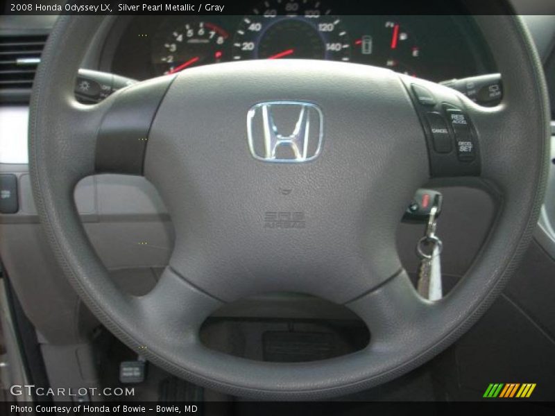Silver Pearl Metallic / Gray 2008 Honda Odyssey LX