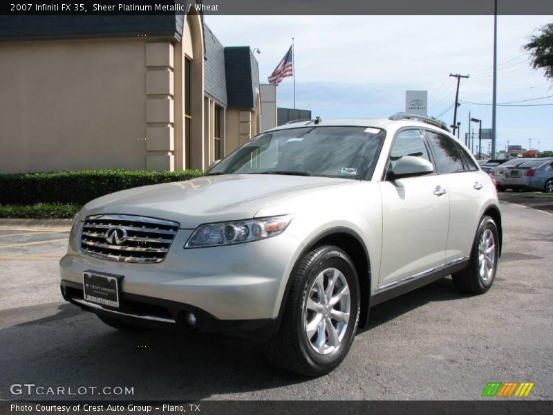 Sheer Platinum Metallic / Wheat 2007 Infiniti FX 35