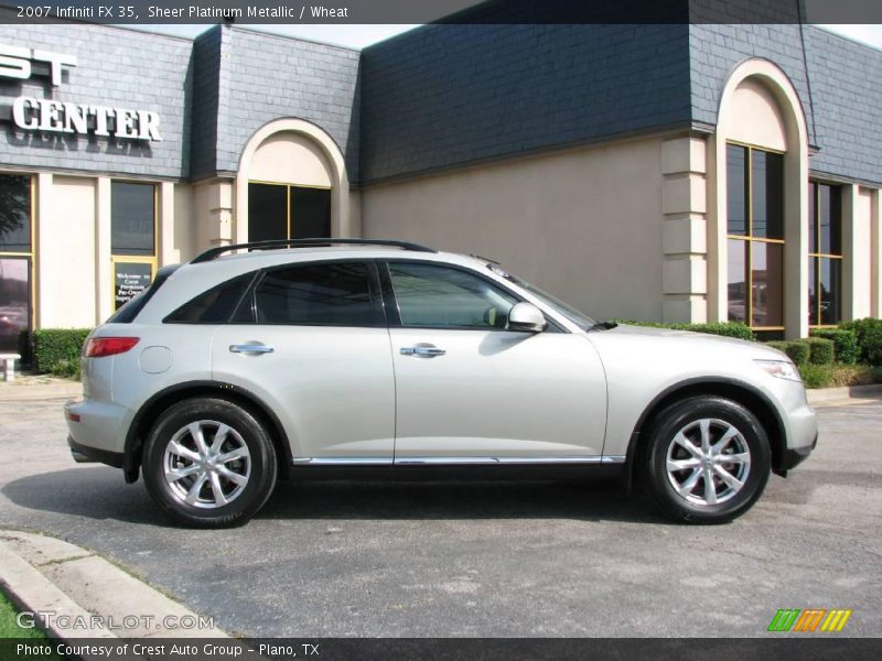 Sheer Platinum Metallic / Wheat 2007 Infiniti FX 35